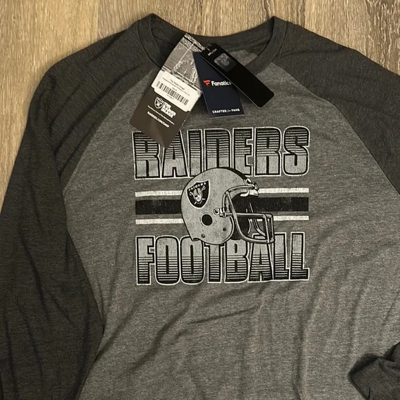 Riders by Lee Football Long Sleeve Tee - Gray - Picture 5 of 5